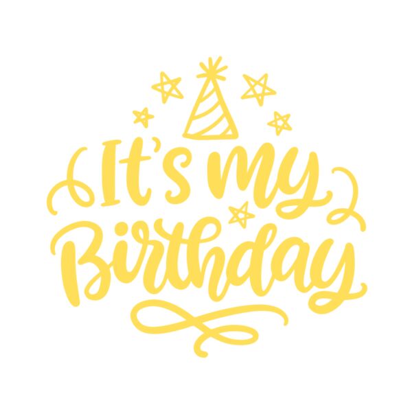 its my birthday yellow Thumbnail
